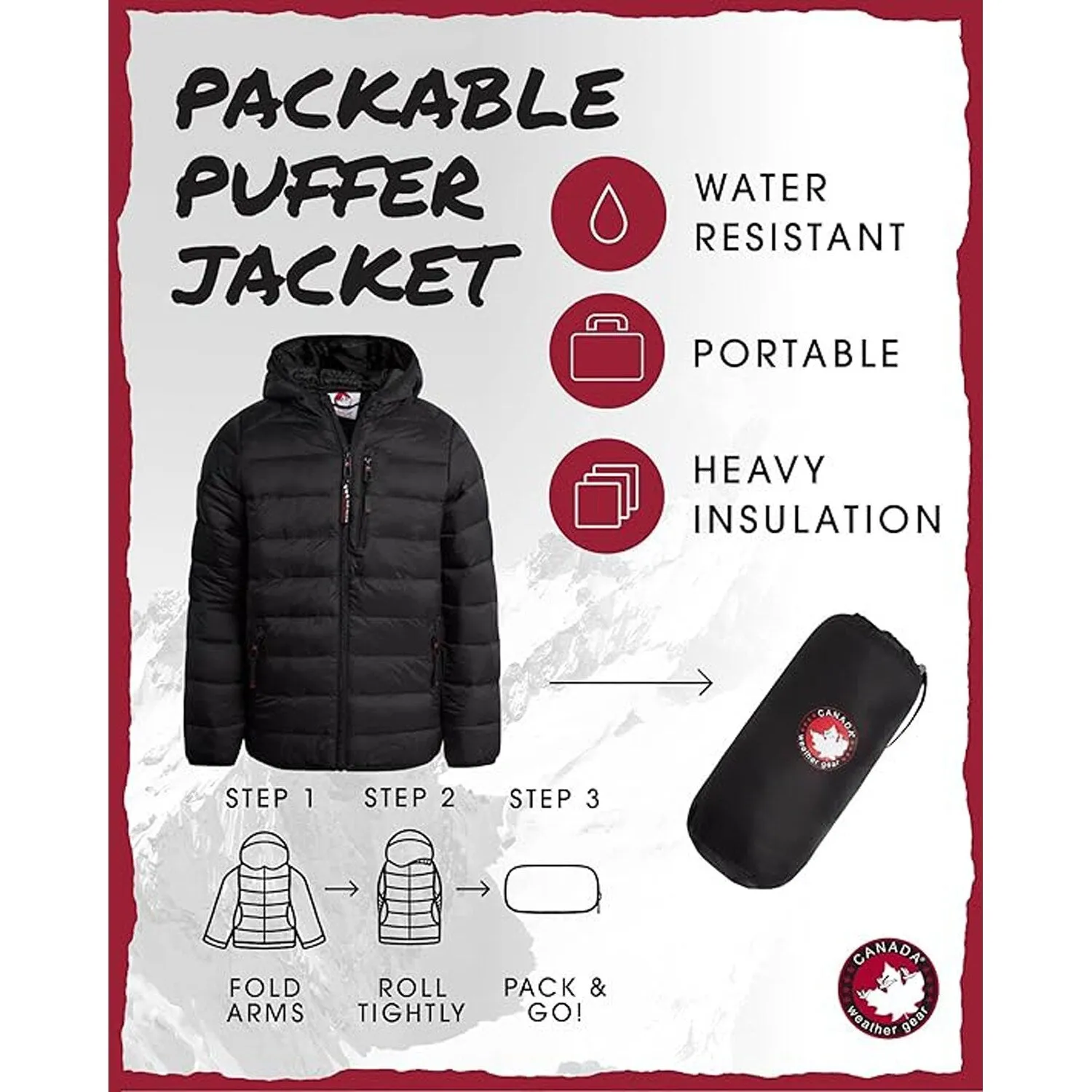 Boys Lightweight Packable Bubble Coat sold by Zulily product image thumbnail 3