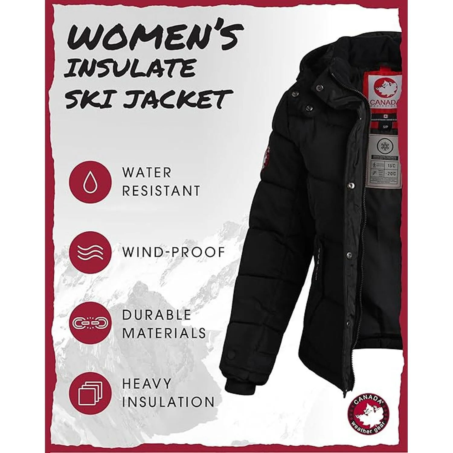 Plus - Women's Quilted Heavyweight Puffer Parka sold by Zulily product image thumbnail 4