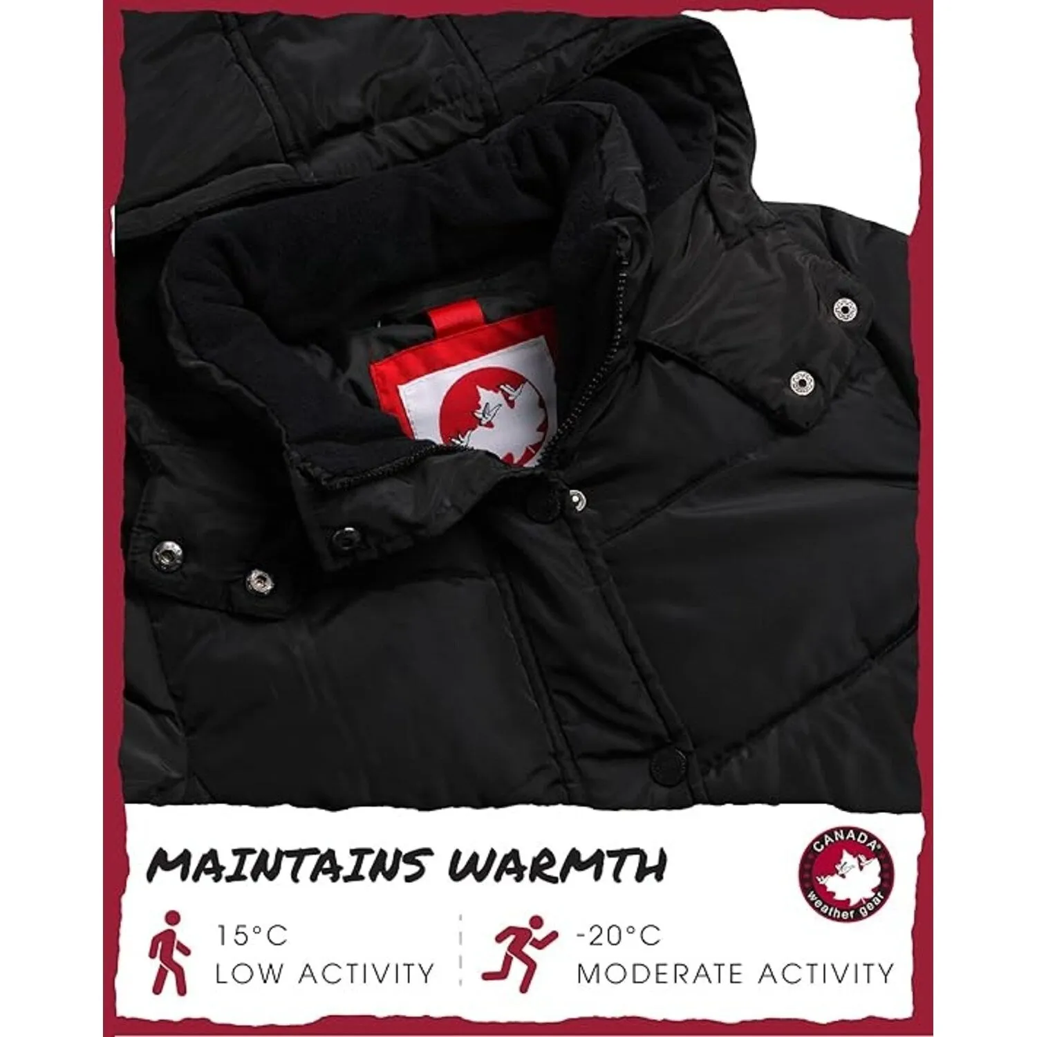 Plus - Women's Quilted Heavyweight Puffer Parka sold by Zulily product image thumbnail 5