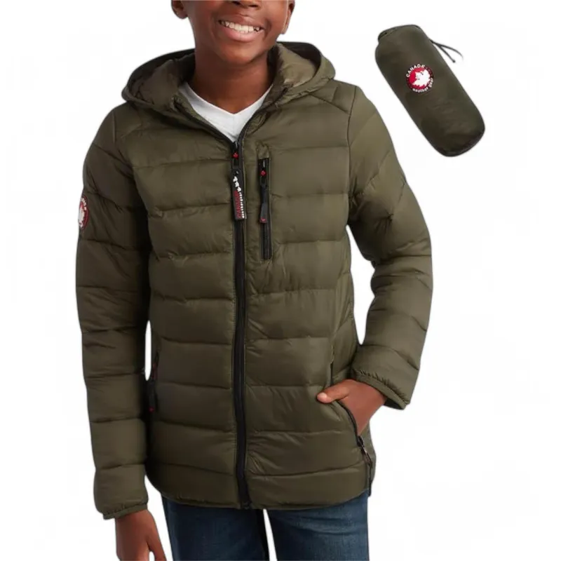 Boys Lightweight Packable Bubble Coat sold by Zulily