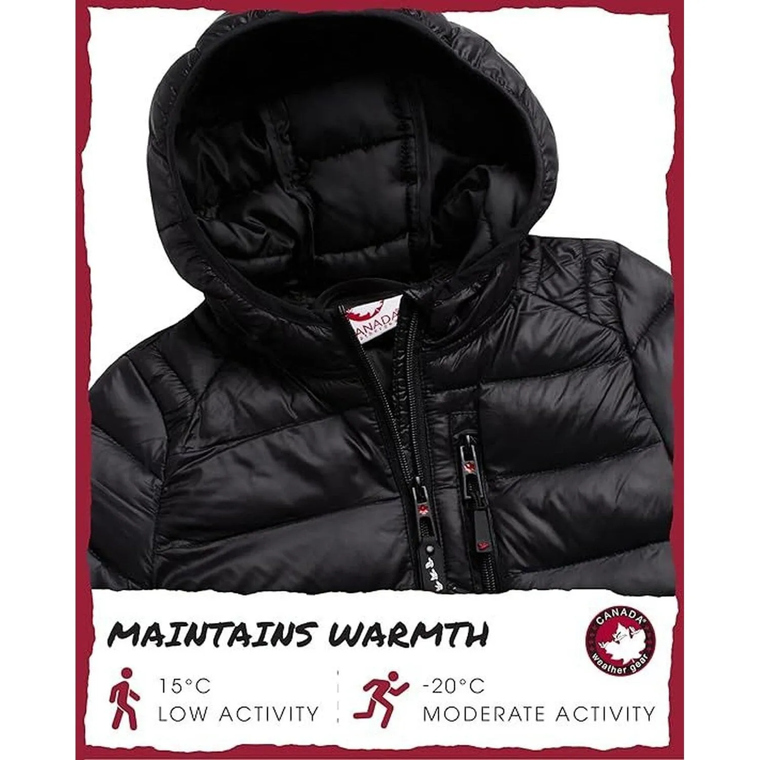 Girls Lightweight Packable Bubble Coat sold by Zulily product image thumbnail 3