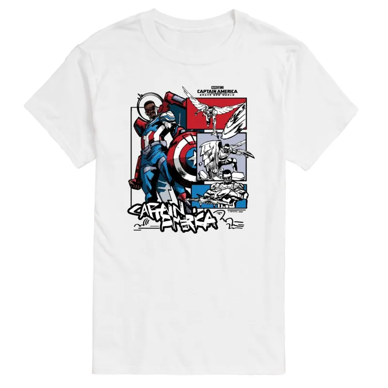 Men's Captain America: Brave New World Short Sleeve Tee sold by Zulily