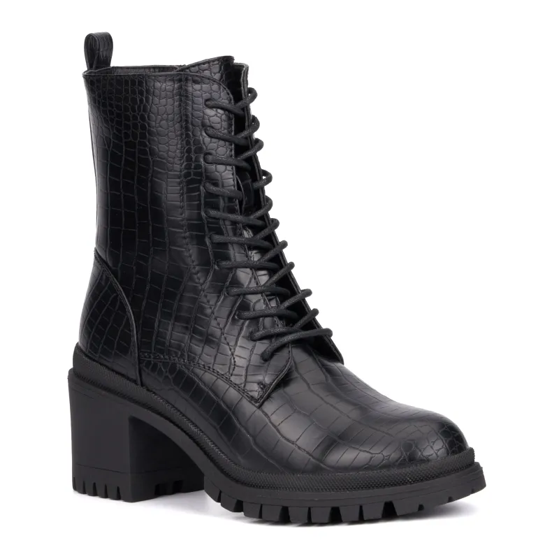 New York & Company Women's Harlow Boot Combat Boots sold by Zulily
