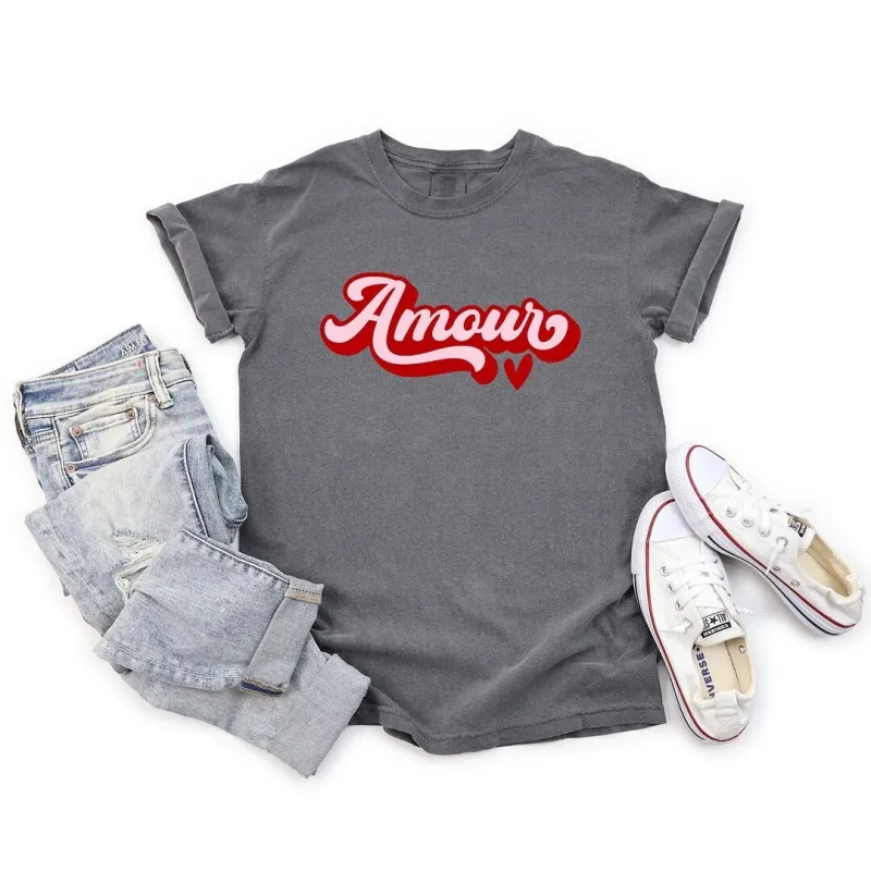 Amour Retro Garment Dyed Tee sold by Zulily
