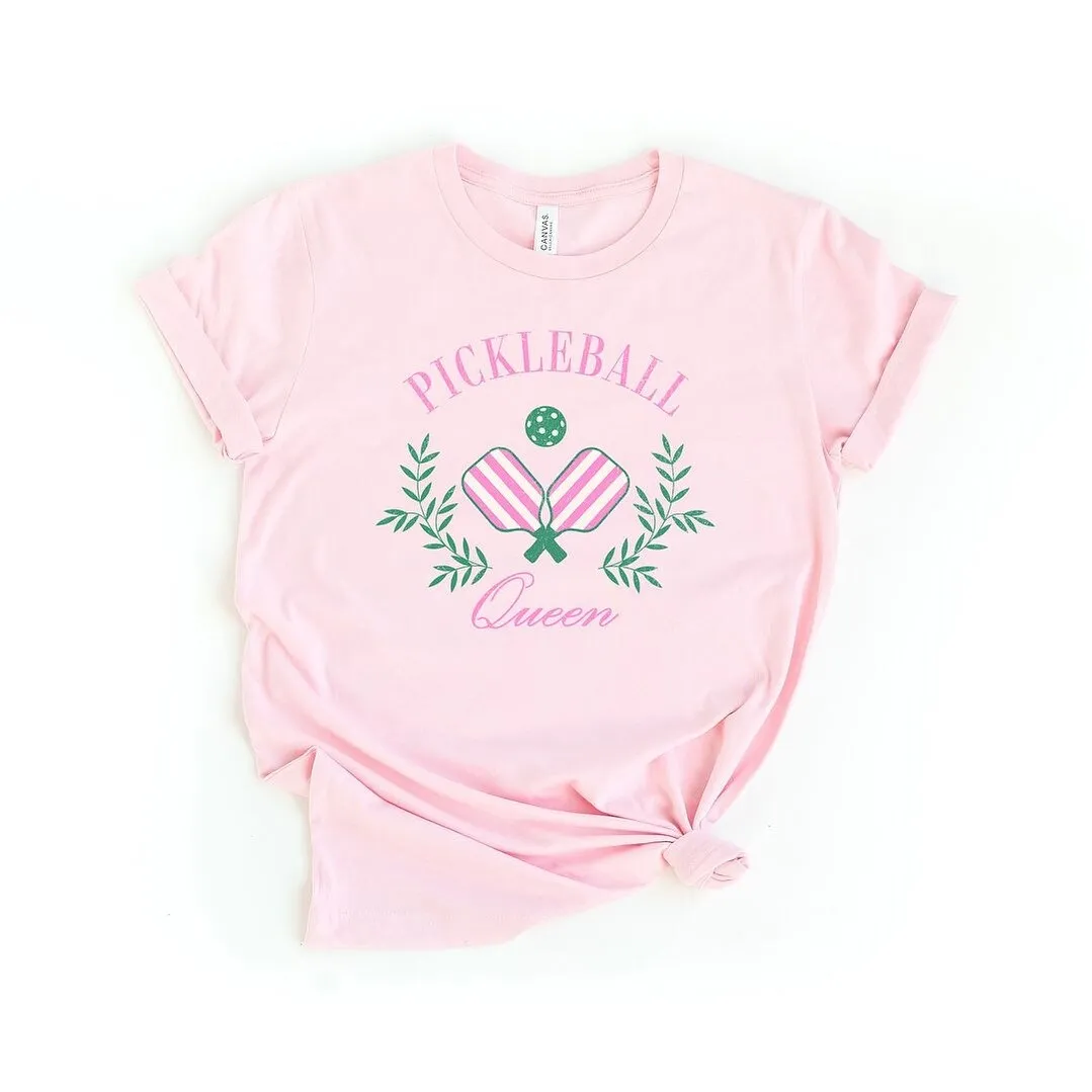 Pickleball Queen Short Sleeve Crewnneck Tee sold by Zulily product image thumbnail 2