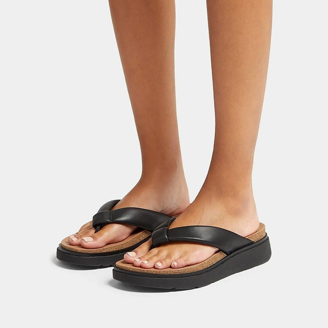 GEN-FF Padded-Strap Leather Toe-Post Sandals sold by Zulily product image thumbnail 2