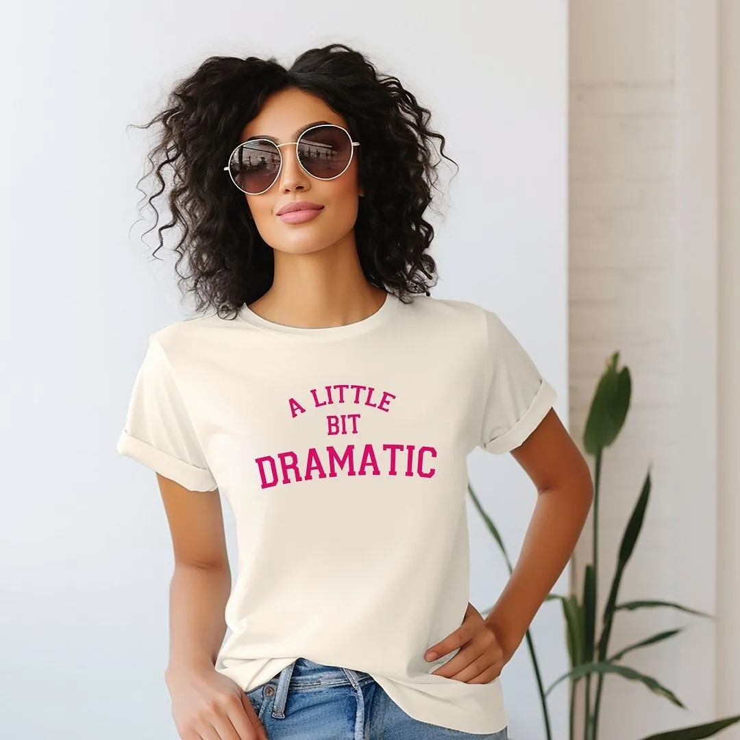 Little Bit Dramatic Arch Short Sleeve Crewnneck Tee sold by Zulily product image thumbnail 3