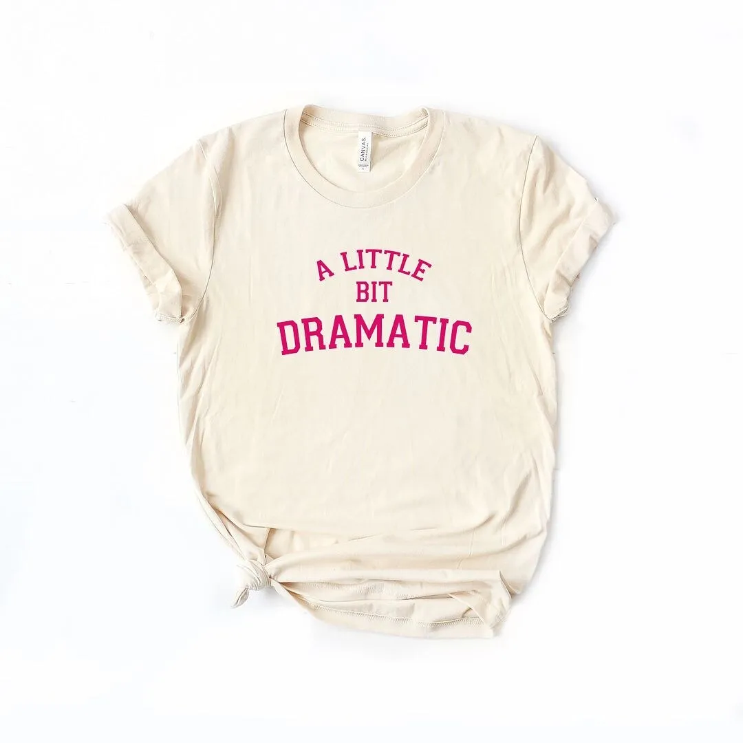 Little Bit Dramatic Arch Short Sleeve Crewnneck Tee sold by Zulily product image thumbnail 2