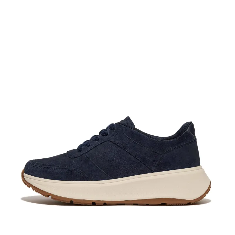 F-MODE Suede Flatform Sneakers sold by Zulily