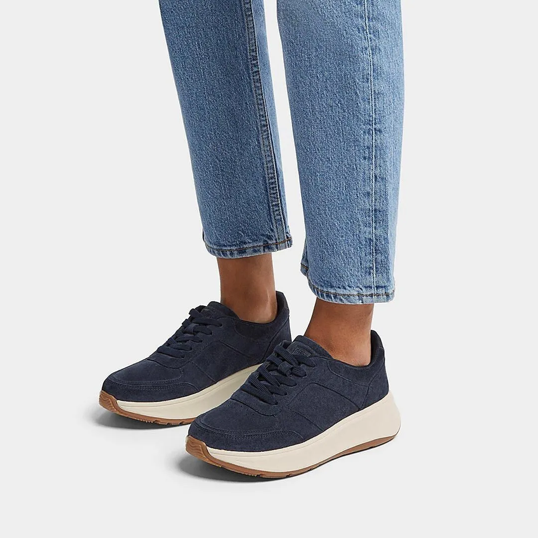 F-MODE Suede Flatform Sneakers sold by Zulily product image thumbnail 2