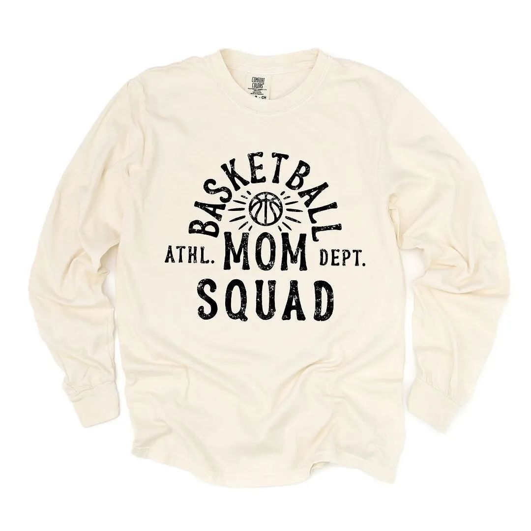 Basketball Mom Squad Garment Dyed Long Sleeve sold by Zulily product image thumbnail 2
