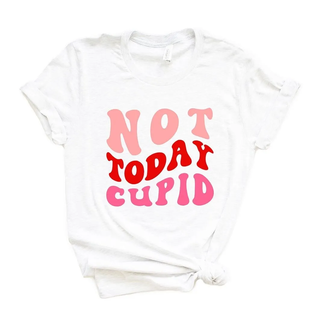 Not Today Cupid Retro Short Sleeve Crewnneck Tee sold by Zulily product image thumbnail 2