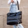 Metallic Puffer Tote sold by Zulily