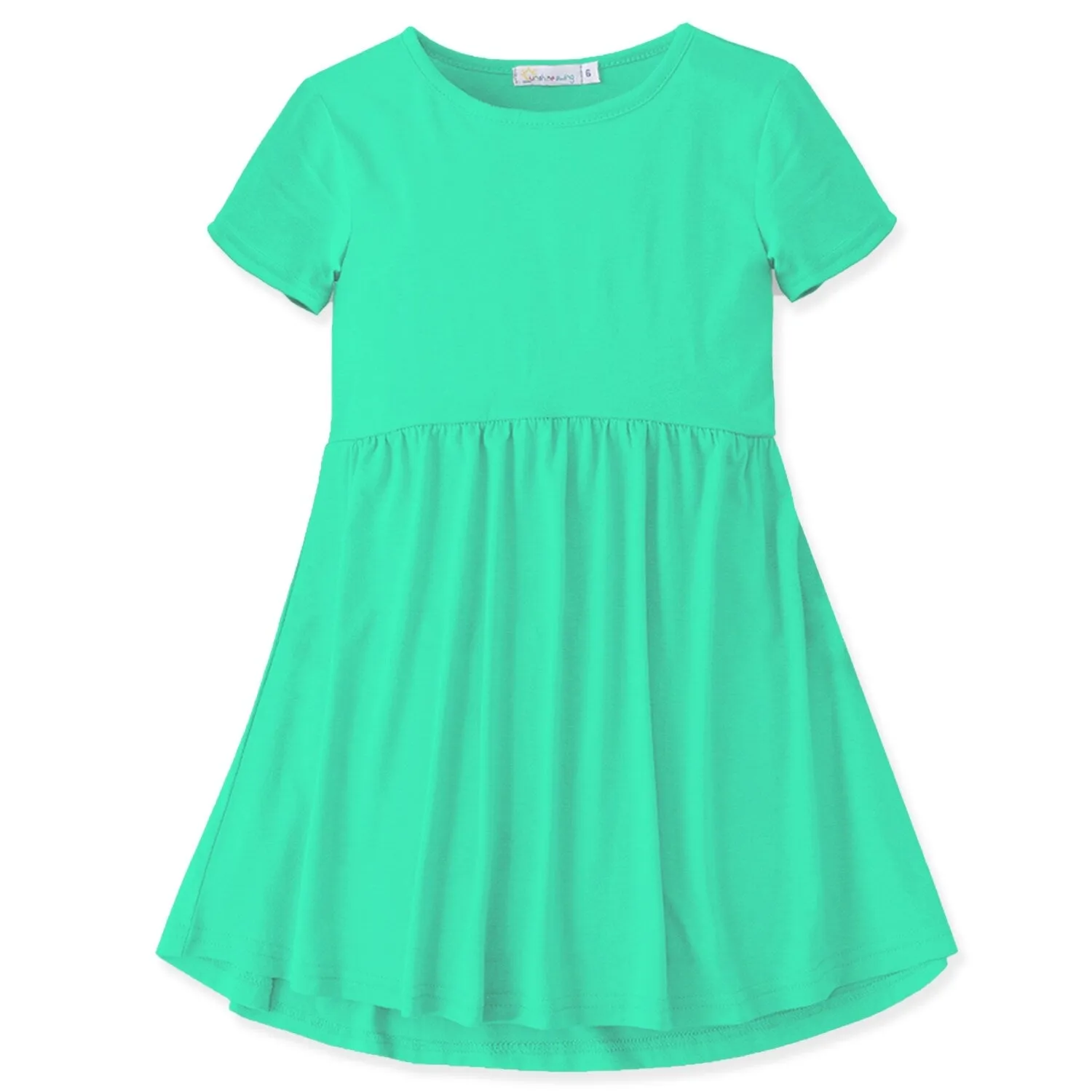 Turquoise A-Line Dress sold by Zulily