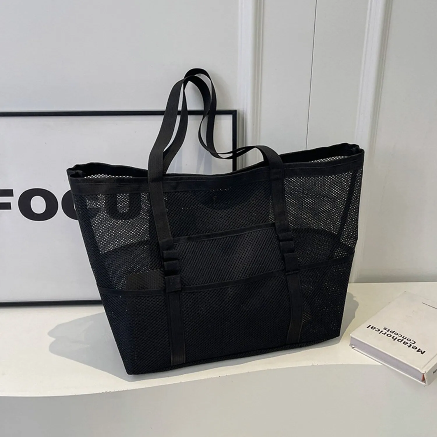 Black Tote Bag sold by Zulily product image thumbnail 2