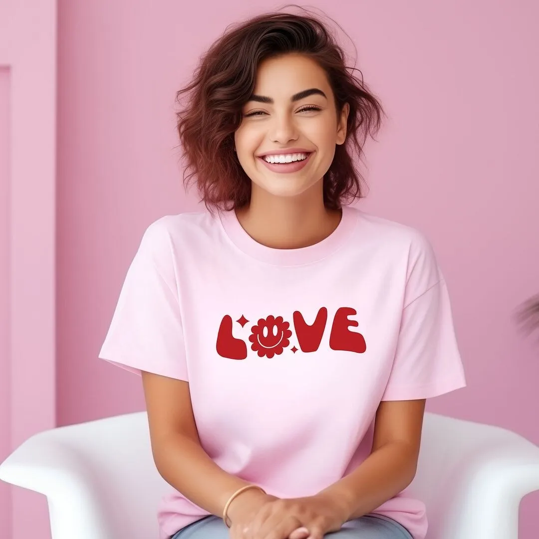 Love Flower Short Sleeve Crewnneck Tee sold by Zulily product image thumbnail 3