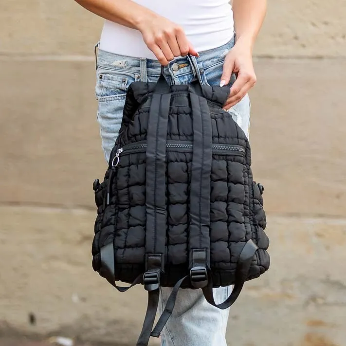 Stevie Quilted Puffer Backpack sold by Zulily product image thumbnail 2