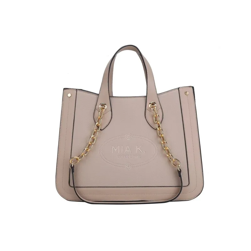 Mkfcollection Stella Tote Bag Vegan Leather Designer Handbag sold by Zulily