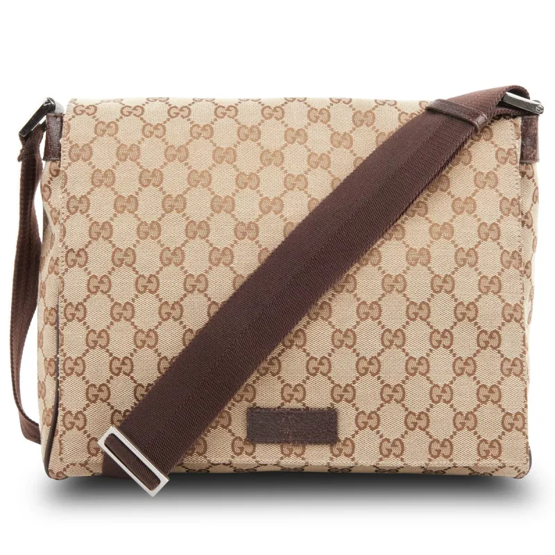 Gucci Messenger Bag GG Canvas (Pre-Owned) - One Size sold by Zulily