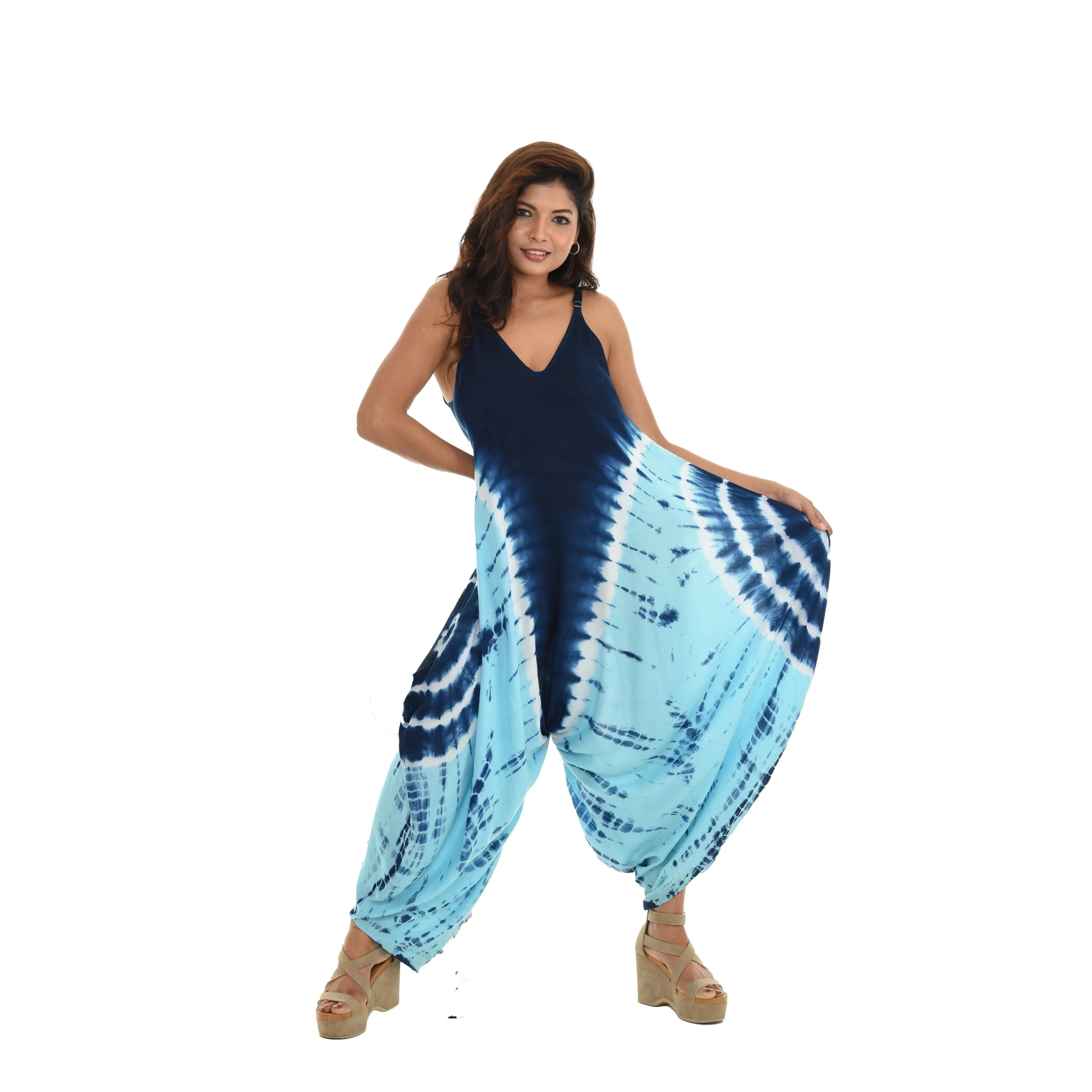 Tie-Dye Sleeveless Women Jumpsuit sold by Zulily product image thumbnail 2