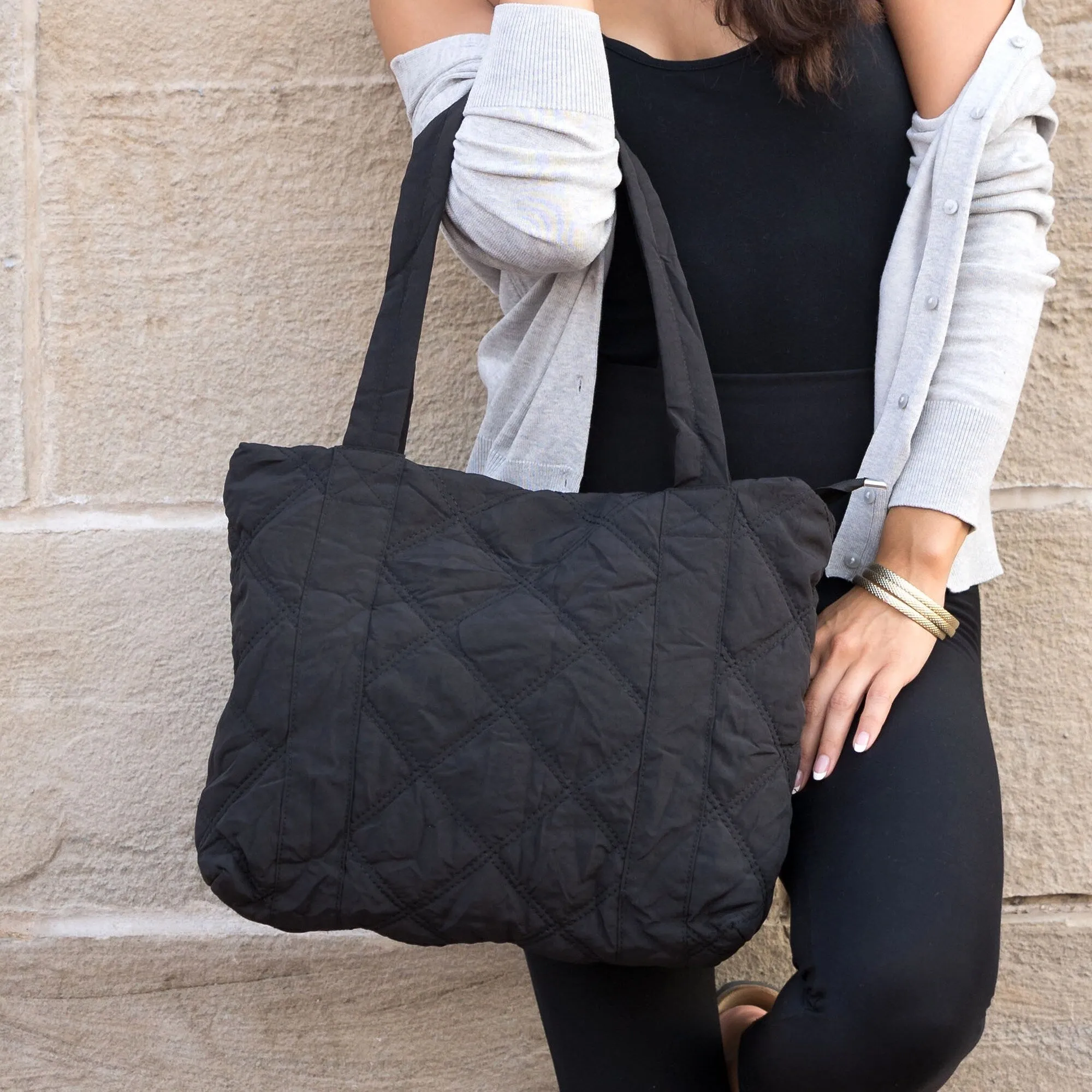 Quilted Tote sold by Zulily product image thumbnail 4