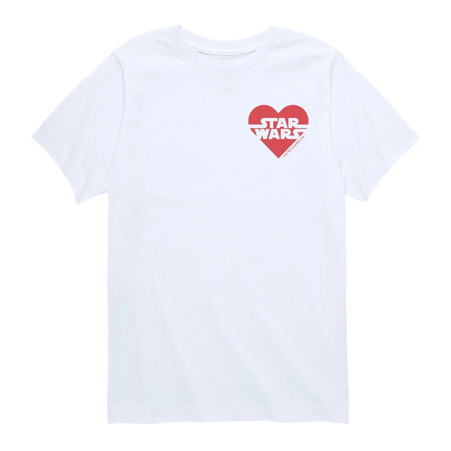 Boy's Star Wars Heart Logo Short Sleeve Tee sold by Zulily