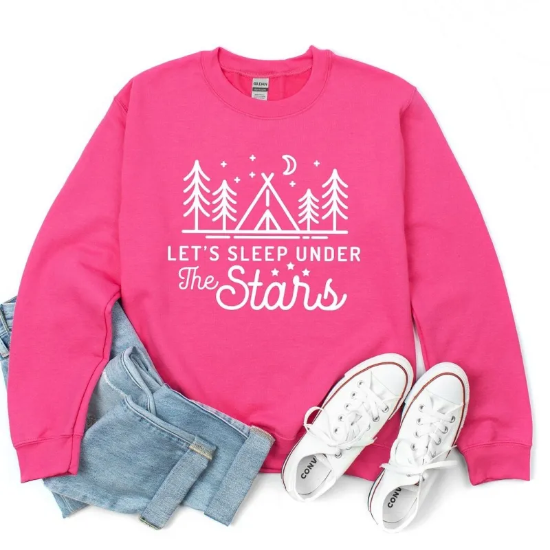 Let's Sleep Under The Stars Graphic Sweatshirt sold by Zulily