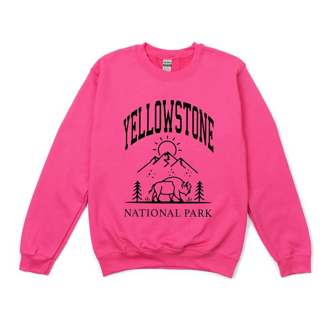 Yellowstone National Park Mountain Graphic Sweatshirt sold by Zulily product image thumbnail 2