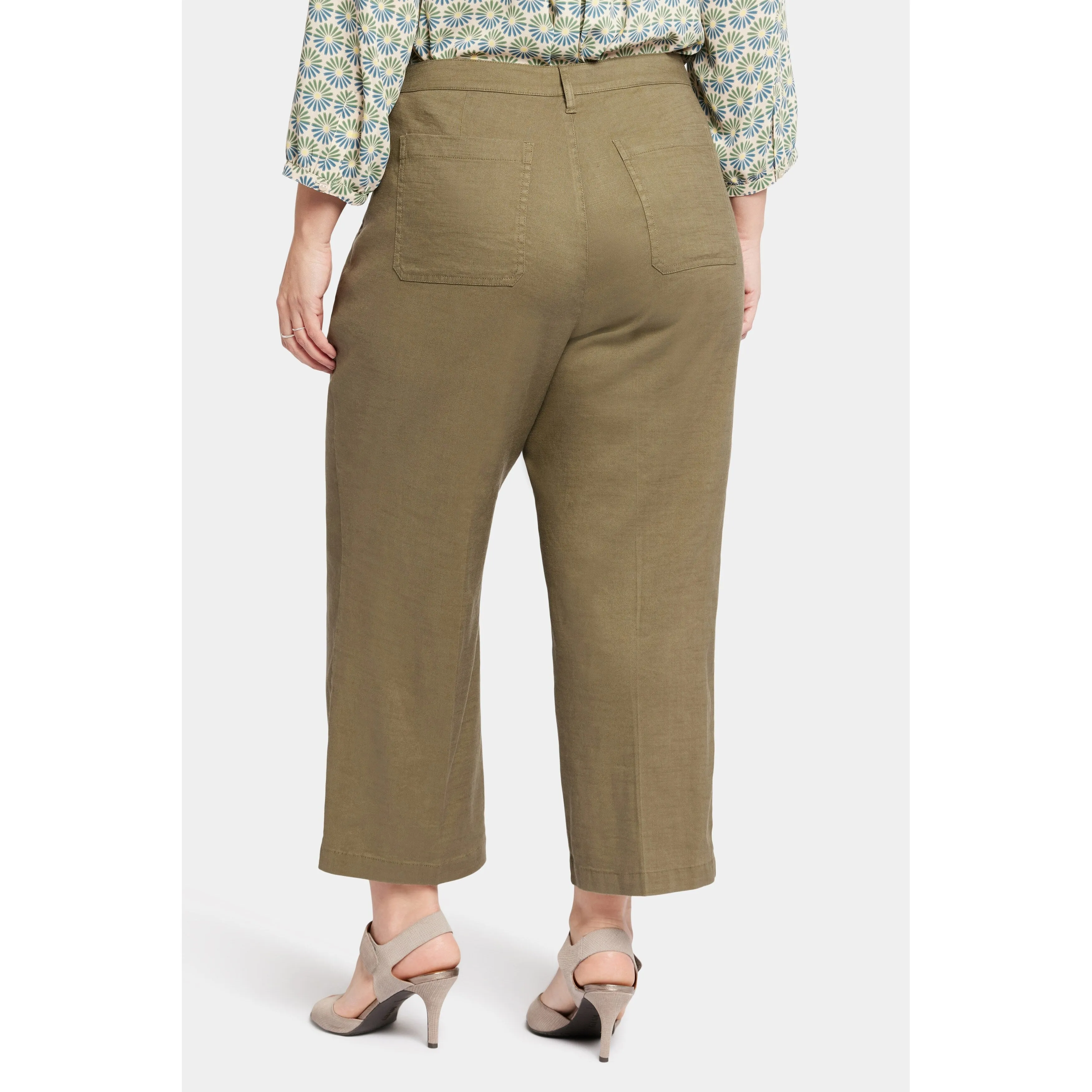 Ladies Plus-Wide Leg Cropped Cargo sold by Zulily product image thumbnail 2