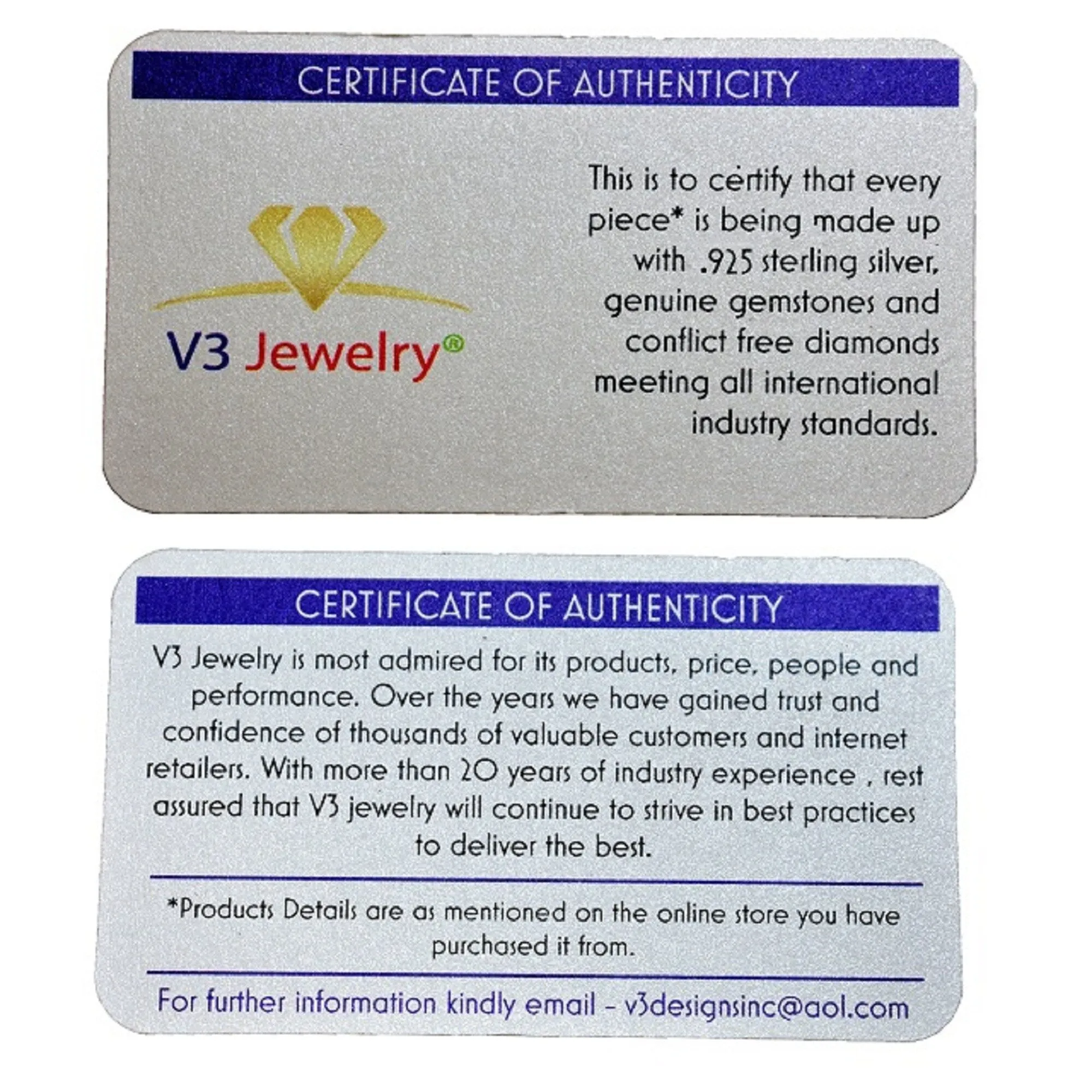 V3 Jewelry 925 Sterling Silver with Round Shape Natural Amethyst Solitaire Ring for Women sold by Zulily product image thumbnail 4