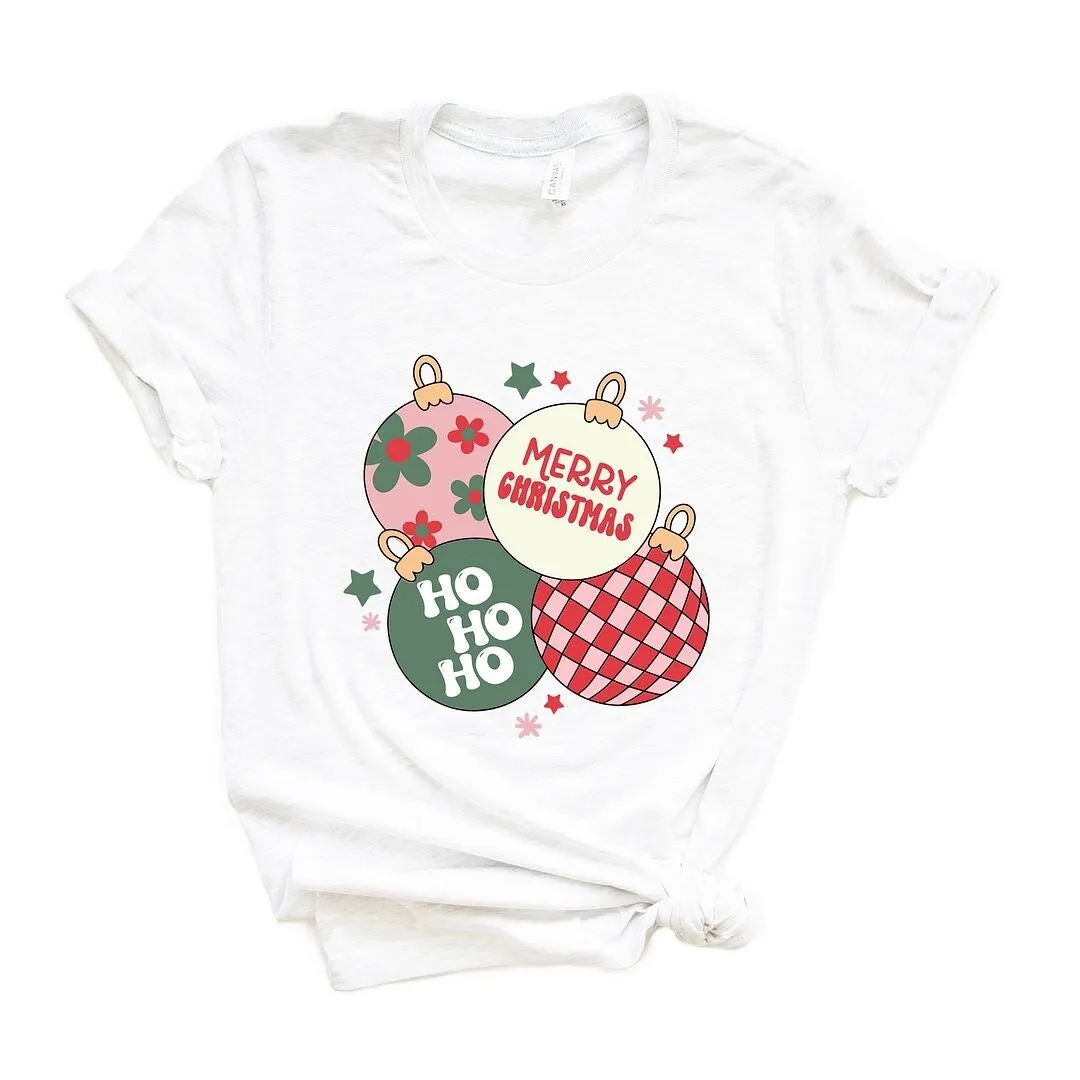 Christmas Ornaments Short Sleeve Crewnneck Tee sold by Zulily product image thumbnail 2