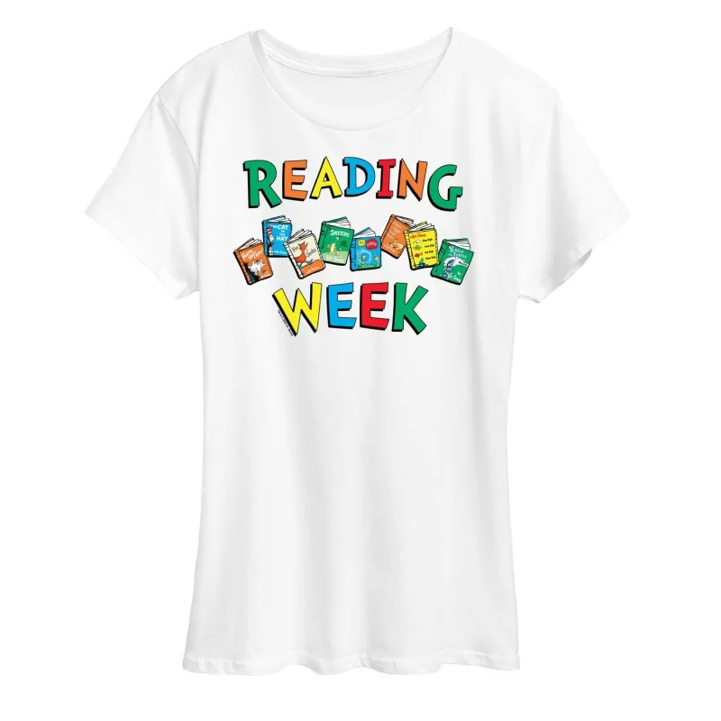 Women's Dr. Seuss Reading Week Short Sleeve Tee sold by Zulily