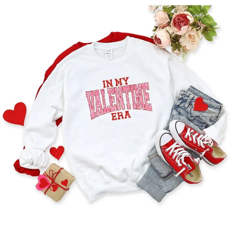 In My Valentine Era Graphic Sweatshirt sold by Zulily