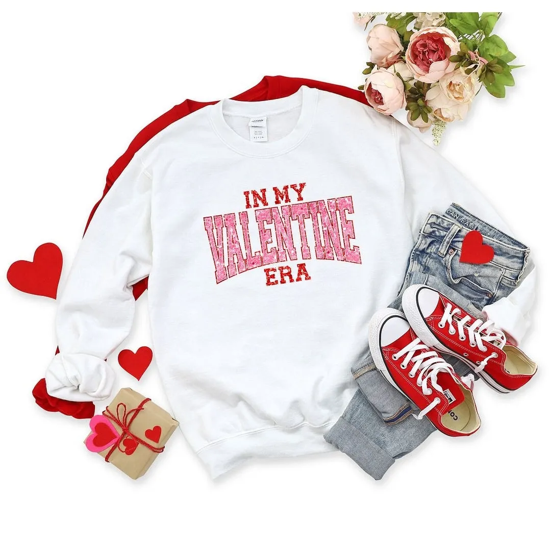 In My Valentine Era Graphic Sweatshirt sold by Zulily