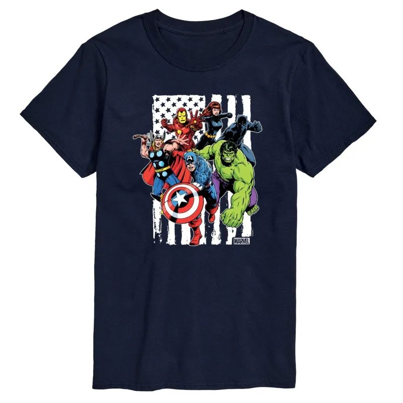 Men's The Avengers American Flag Short Sleeve Tee sold by Zulily