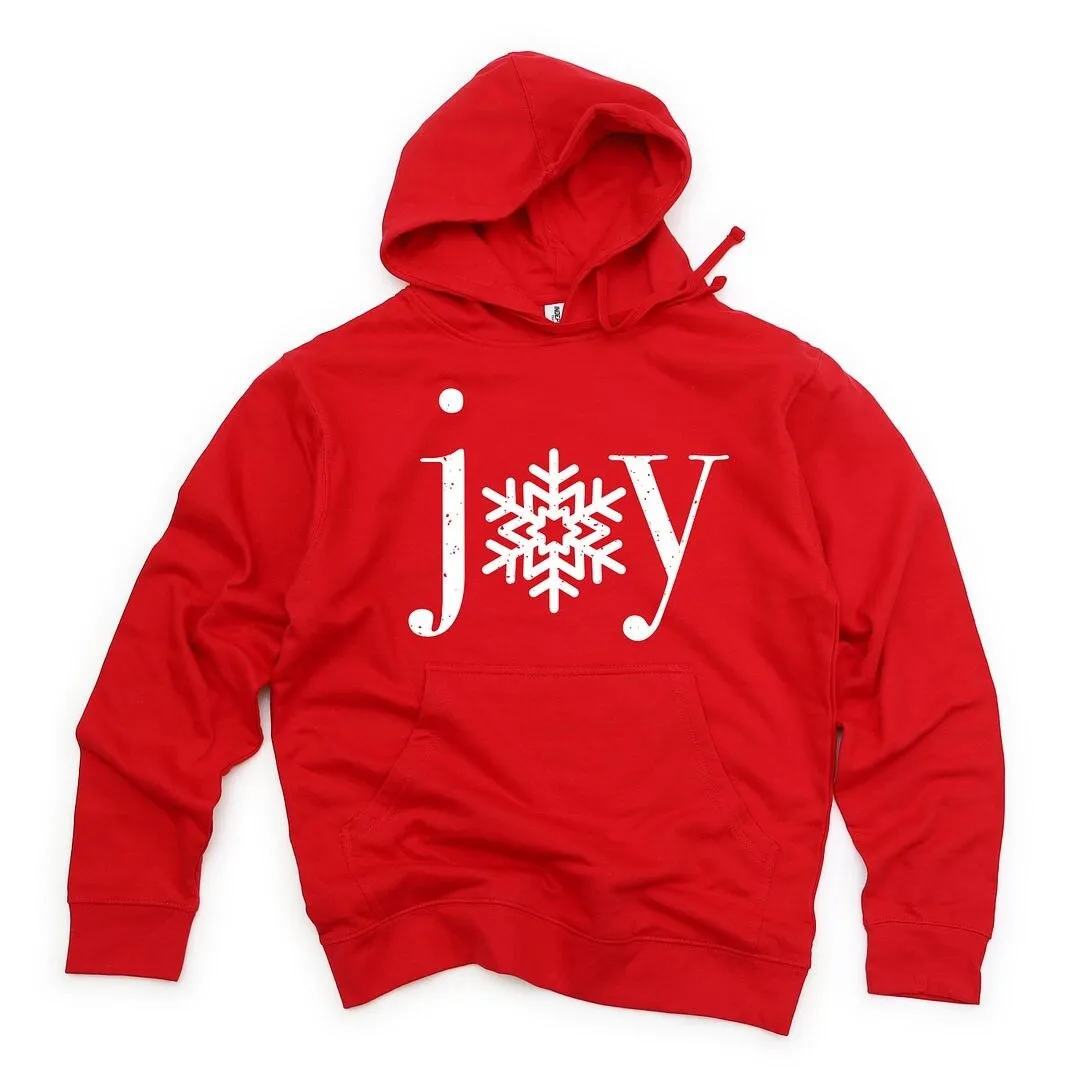 Joy Snowflake Graphic Hoodie sold by Zulily product image thumbnail 2