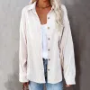 White Pocket Corduroy Shirt sold by Zulily