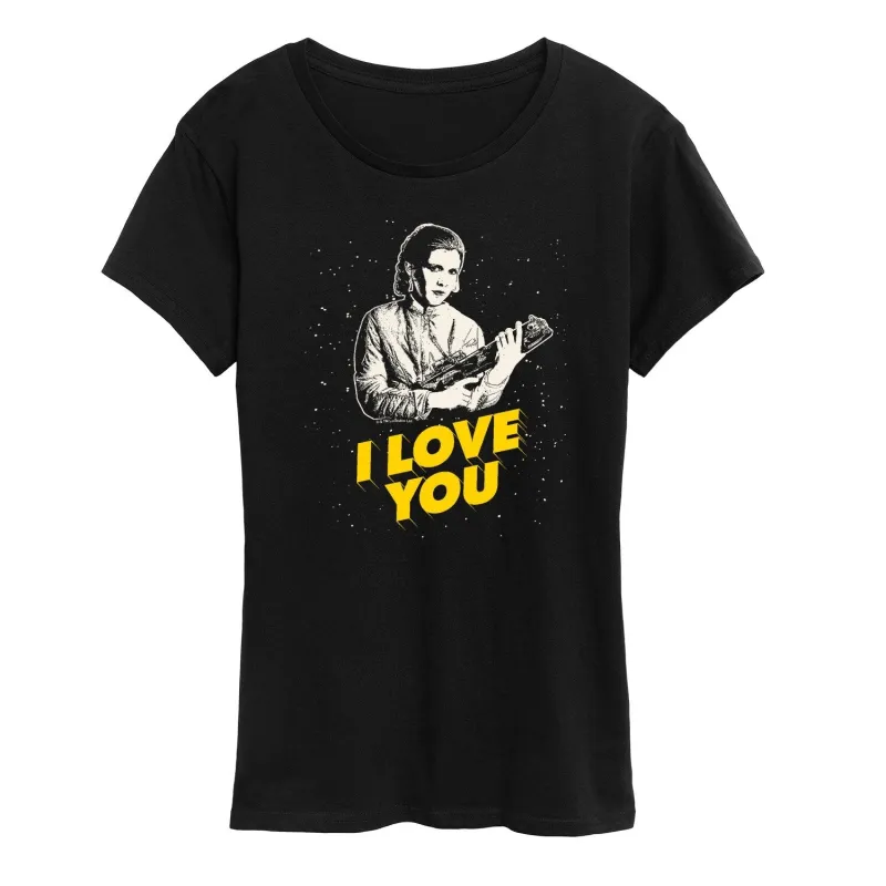 Women's Star Wars I Love You Short Sleeve Tee sold by Zulily