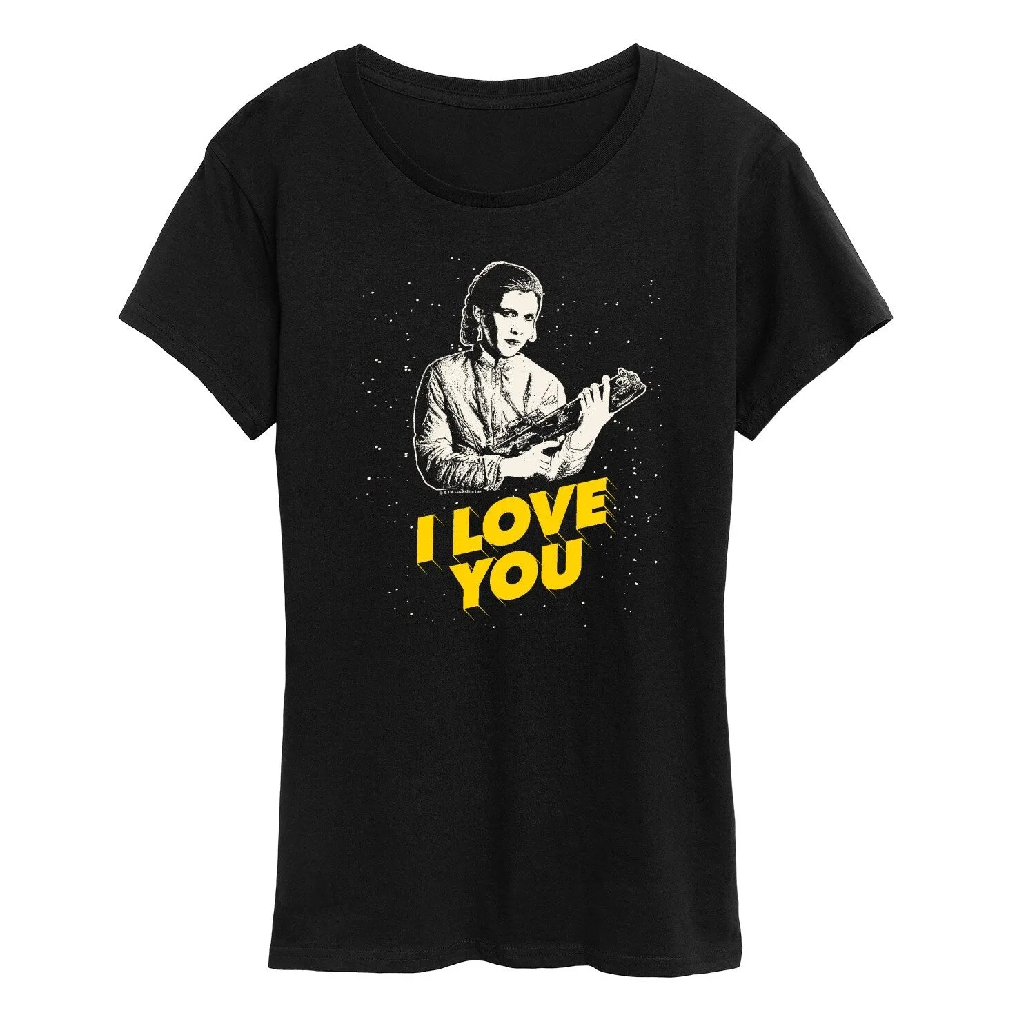 Women's Star Wars I Love You Short Sleeve Tee sold by Zulily