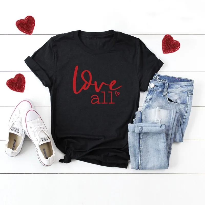 Love All Short Sleeve Crewnneck Tee sold by Zulily