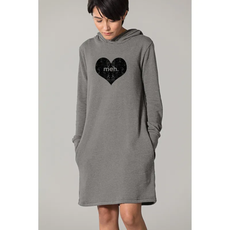 Meh fleece hoodie dress sold by Zulily