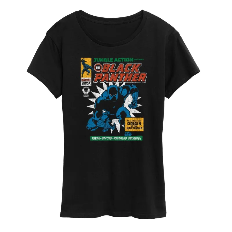 Women's Black Panther Comic Cover Short Sleeve Tee sold by Zulily