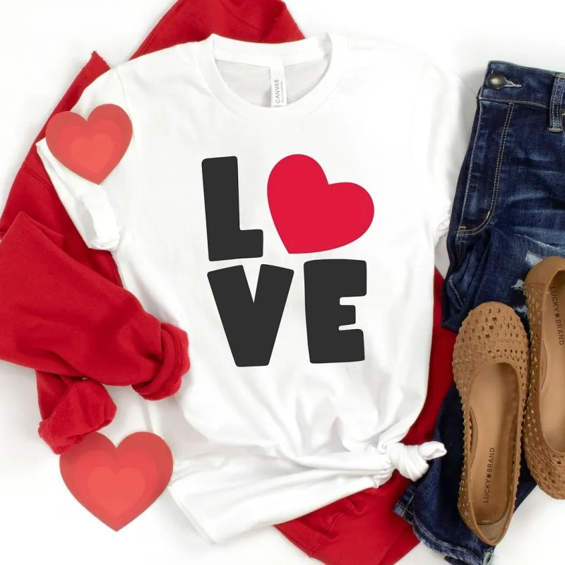 Love Short Sleeve Crewnneck Tee sold by Zulily