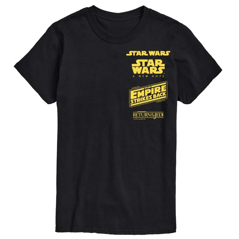 Men's Star Wars Logos Short Sleeve Tee sold by Zulily