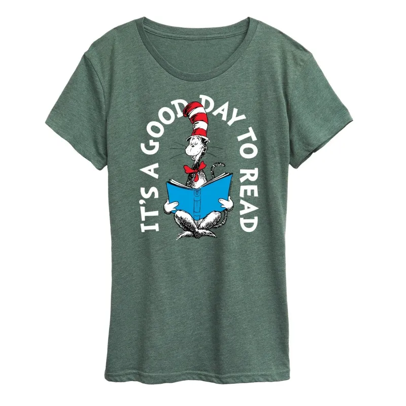 Women's Dr. Seuss It's A Good Day To Read Short Sleeve Tee sold by Zulily