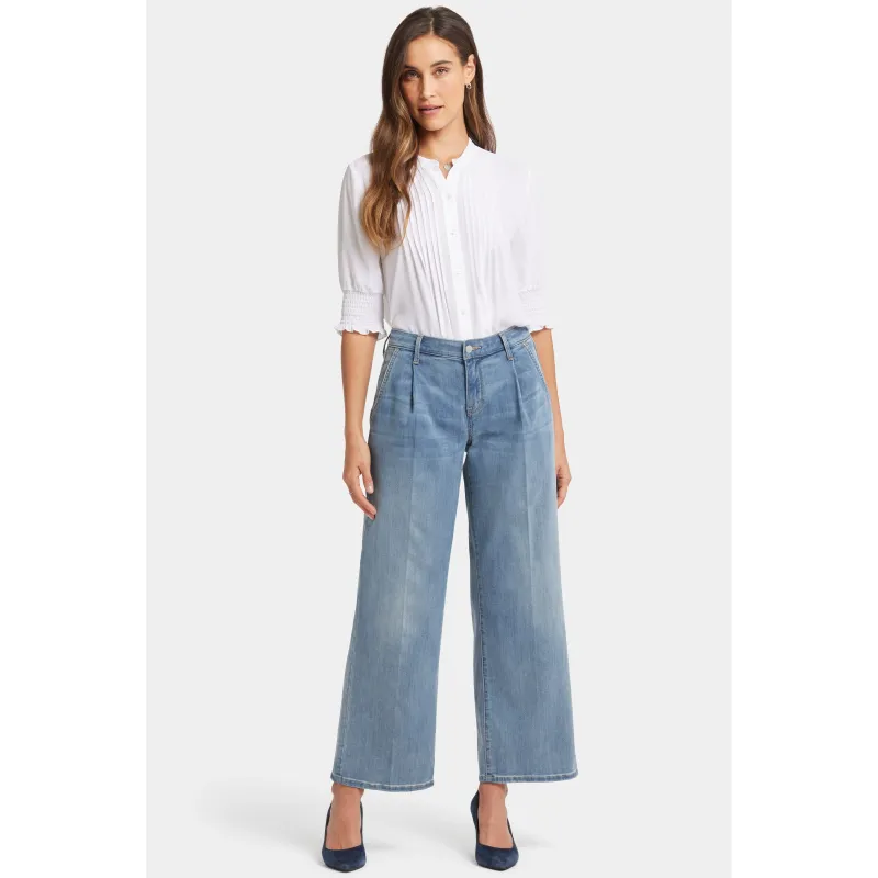 Ladies Petite-Teresa Wl Ankle W/ Pleats sold by Zulily