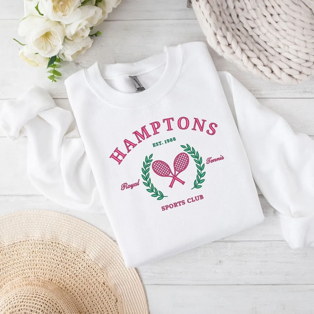Embroidered Hampton Sports Club Graphic Sweatshirt sold by Zulily