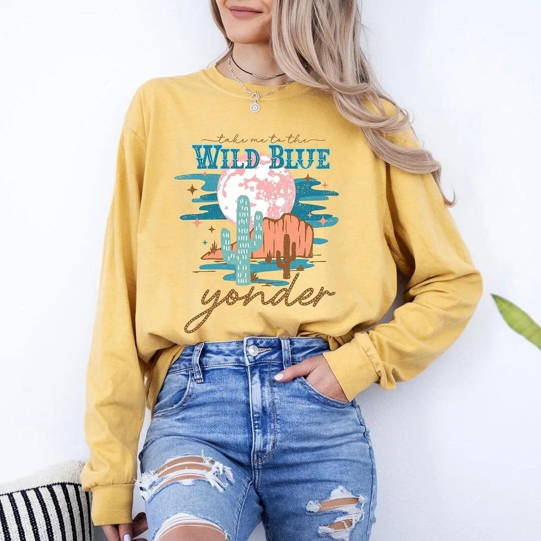 Wild Blue Yonder Garment Dyed Long Sleeve sold by Zulily product image thumbnail 3