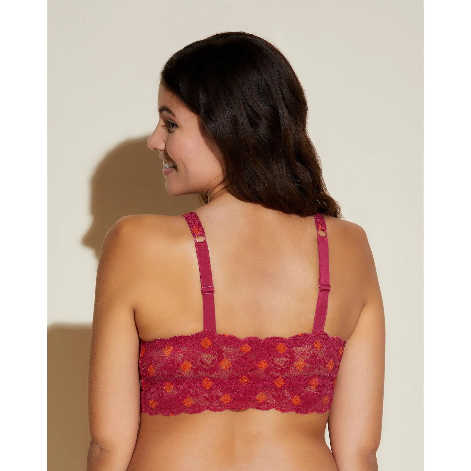 Never Say Never Printed Curvy Sweetie Bralette sold by Zulily product image thumbnail 2