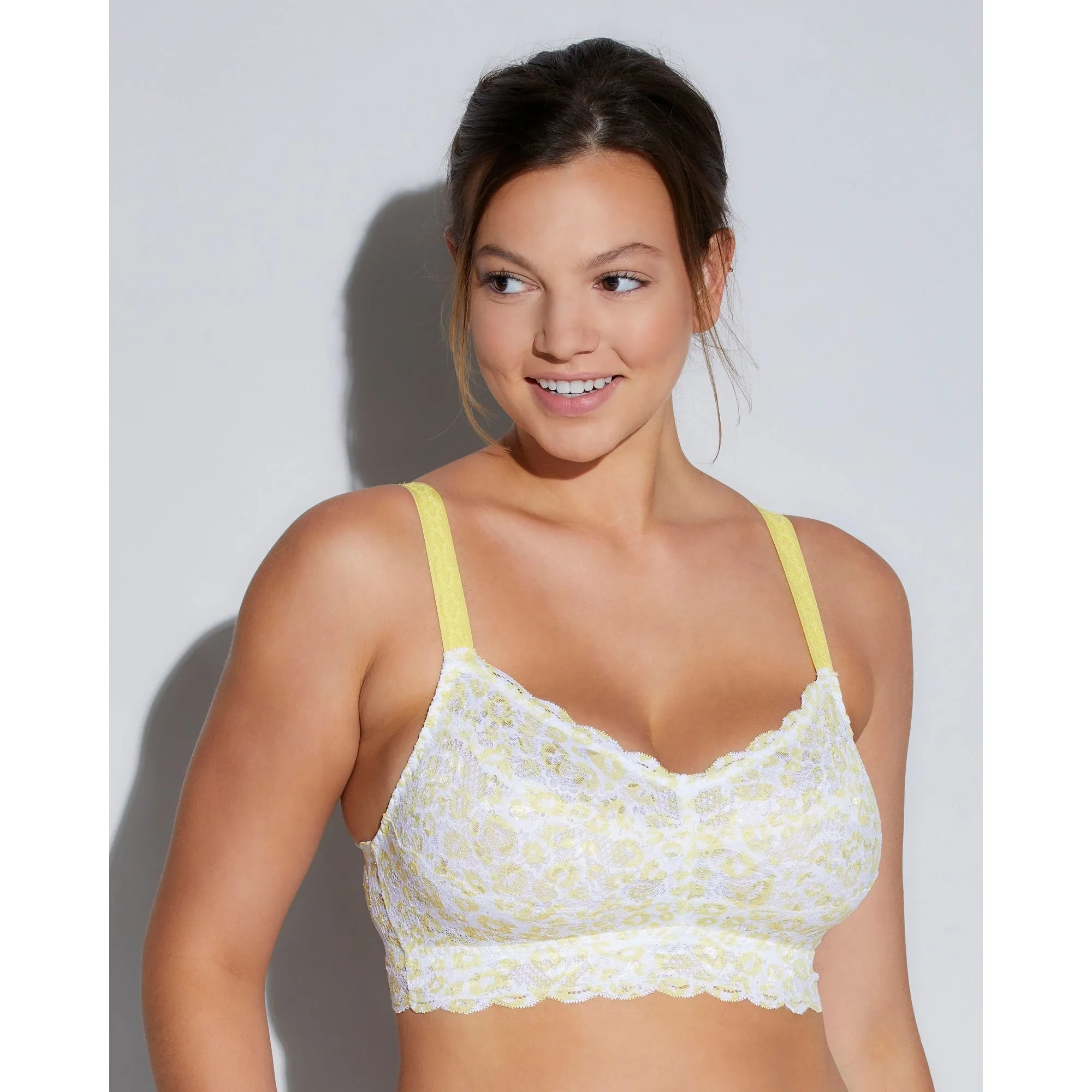 Never Say Never Printed Curvy Sweetie Bralette sold by Zulily product image thumbnail 3